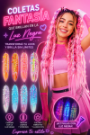 Coletas fantasia, cambian de color con luz negra!