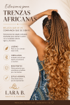 Extensiones con terminación en ondas al agua para trenzas africanas.