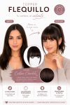 Topper flequillo con mechas laterales.